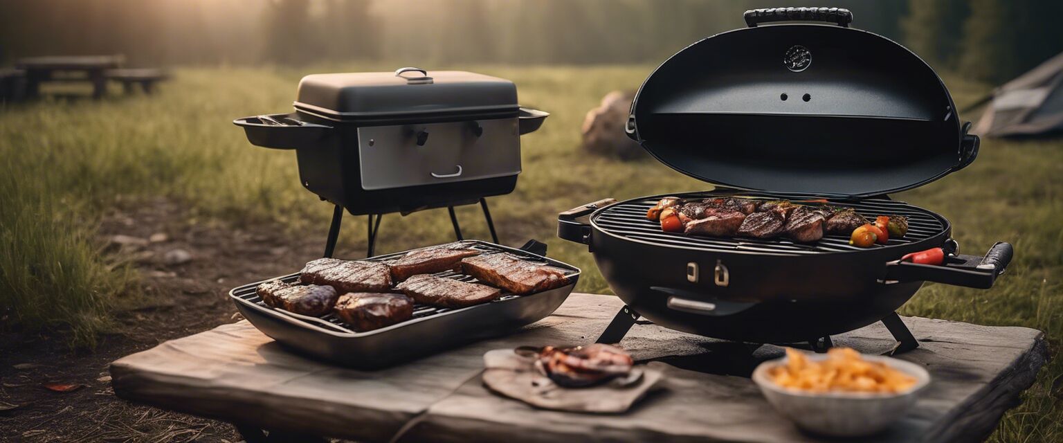 Portable Charcoal Grill Camping