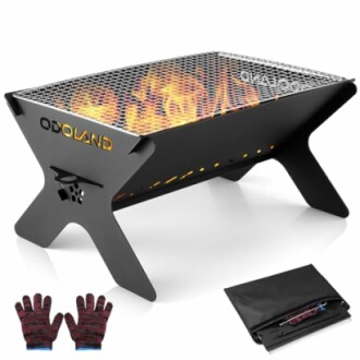 Odoland Camping Campfire Grill